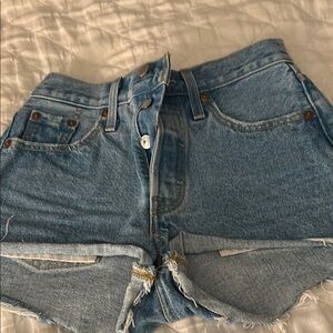 Levi’s high rise 501 Denim Blue Women's Jean Shorts